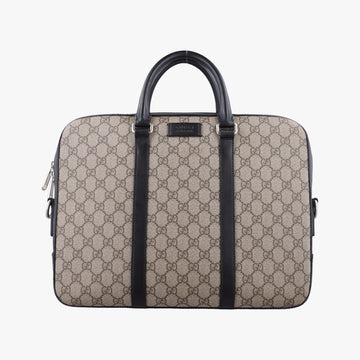 GG Supreme Brown×Black PVC coated canvas×Leather 450944 F021018010GGスプリーム ブラウン×ブラック PVCコーティングキャンバス×レザー 450944 F021018010