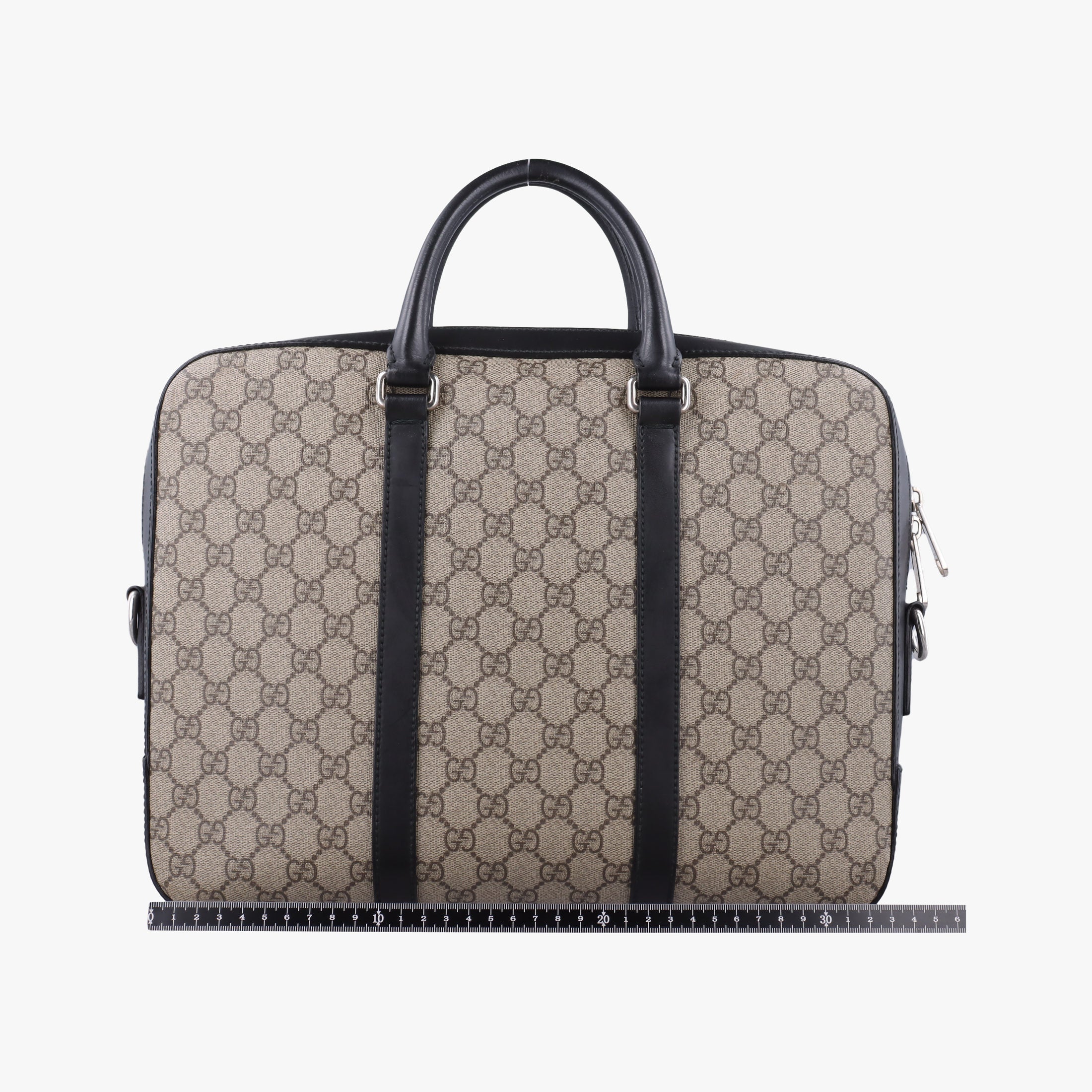 GG Supreme Brown×Black PVC coated canvas×Leather 450944 F021018010GGスプリーム ブラウン×ブラック PVCコーティングキャンバス×レザー 450944 F021018010