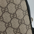 GG Supreme Brown×Black PVC coated canvas×Leather 450944 F021018010GGスプリーム ブラウン×ブラック PVCコーティングキャンバス×レザー 450944 F021018010