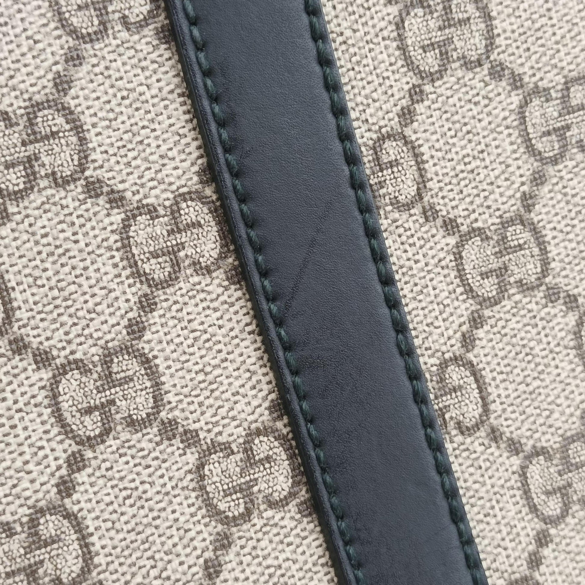 GG Supreme Brown×Black PVC coated canvas×Leather 450944 F021018010GGスプリーム ブラウン×ブラック PVCコーティングキャンバス×レザー 450944 F021018010