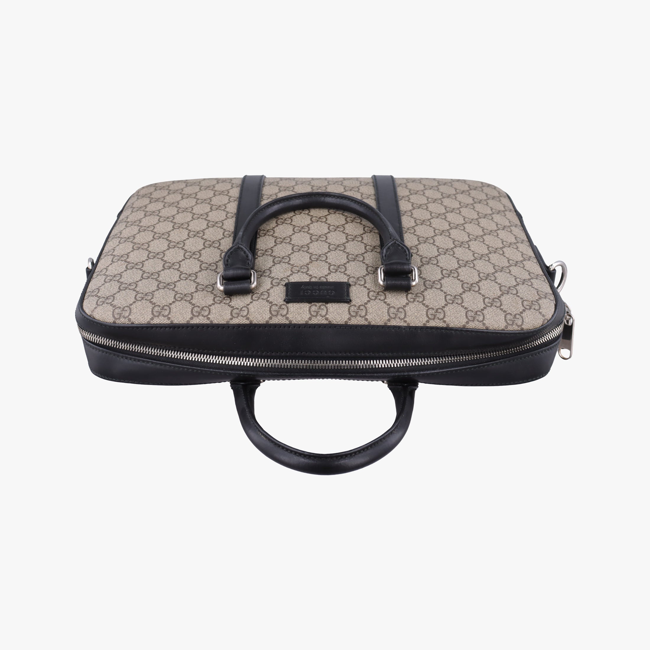 GG Supreme Brown×Black PVC coated canvas×Leather 450944 F021018010GGスプリーム ブラウン×ブラック PVCコーティングキャンバス×レザー 450944 F021018010