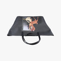 Bambi Print Antigona tote Black Leather 3C0154アンティゴナ バンビ プリント ショッピングトート ブラック レザー 3C0154