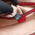 Queen Margaret White×Red×Blue×Pink Leather 476541 D023995575クイーン マーガレット ホワイト×レッド×ブルー×ピンク レザー 476541 D023995575