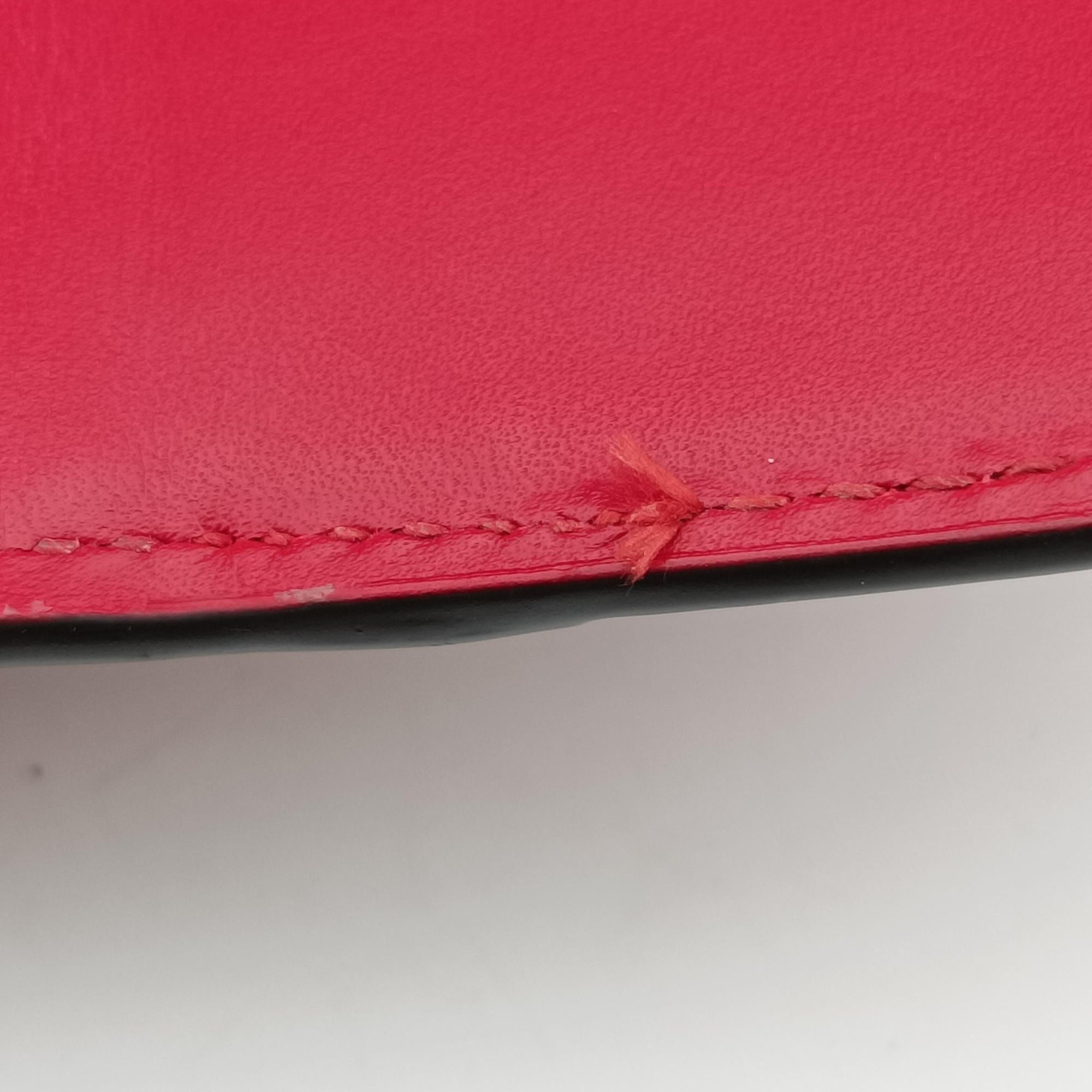 Queen Margaret White×Red×Blue×Pink Leather 476541 D023995575クイーン マーガレット ホワイト×レッド×ブルー×ピンク レザー 476541 D023995575