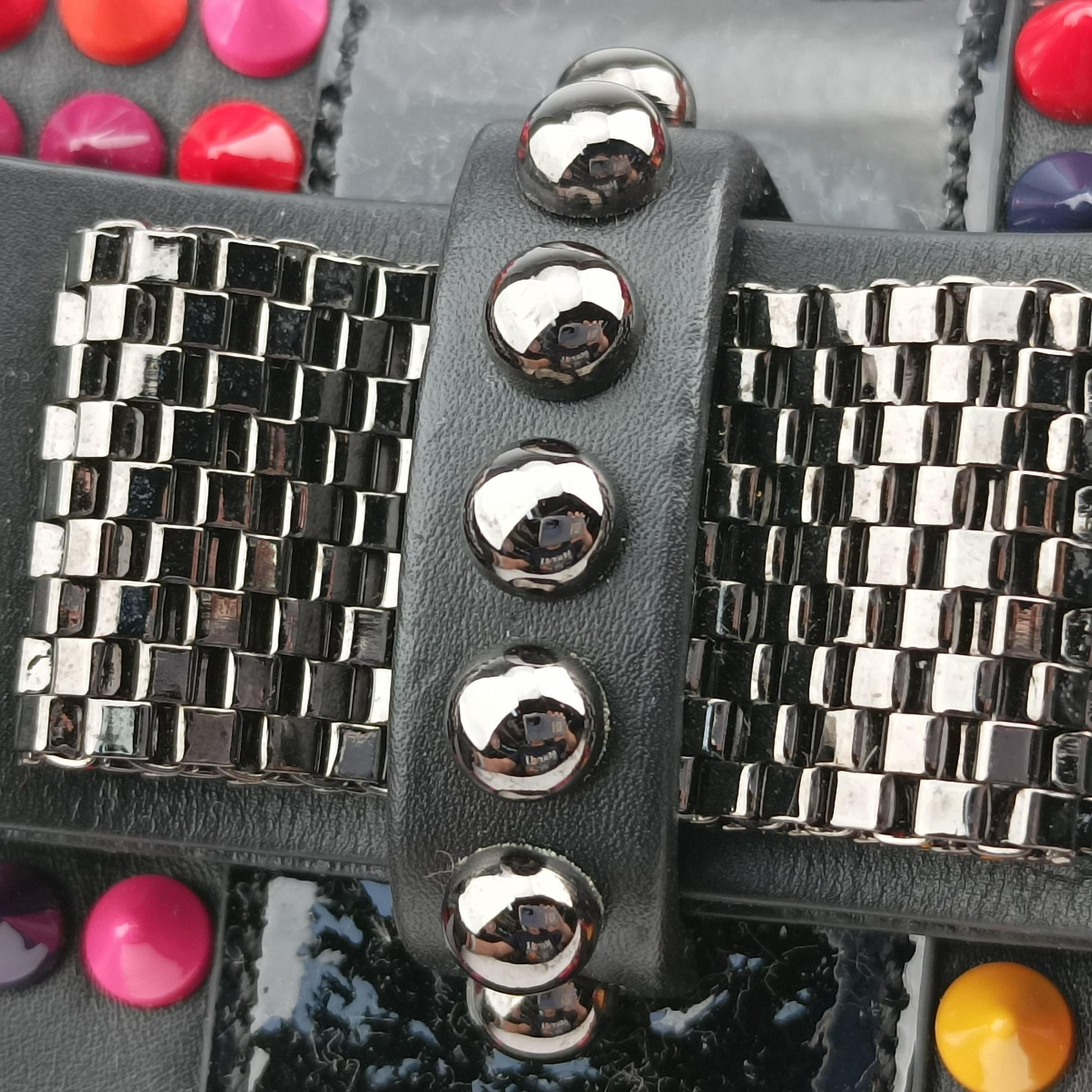 Sweet Charity Scarabe Spike Black Leather スイート チャリティー スカラベ スパイク ブラック レザー 