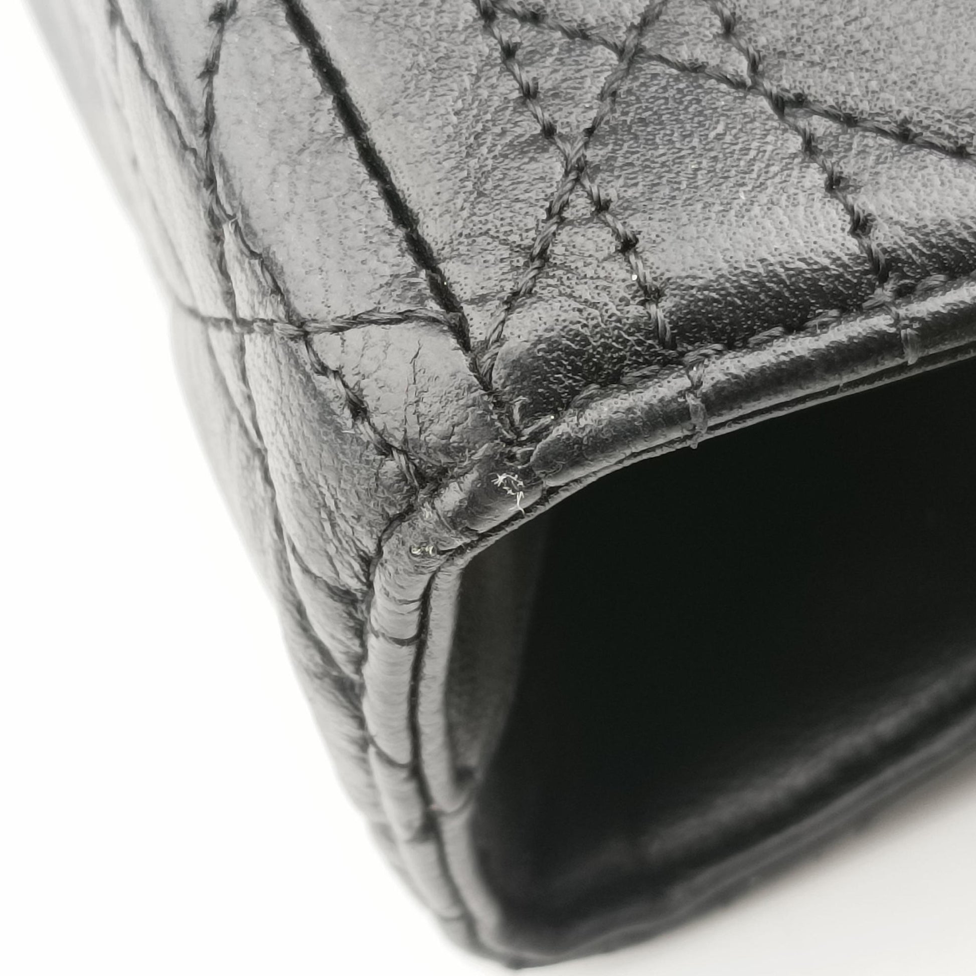 Lady Dior Black lambskin MA-0927レディディオール ブラック ラムスキン MA-0927