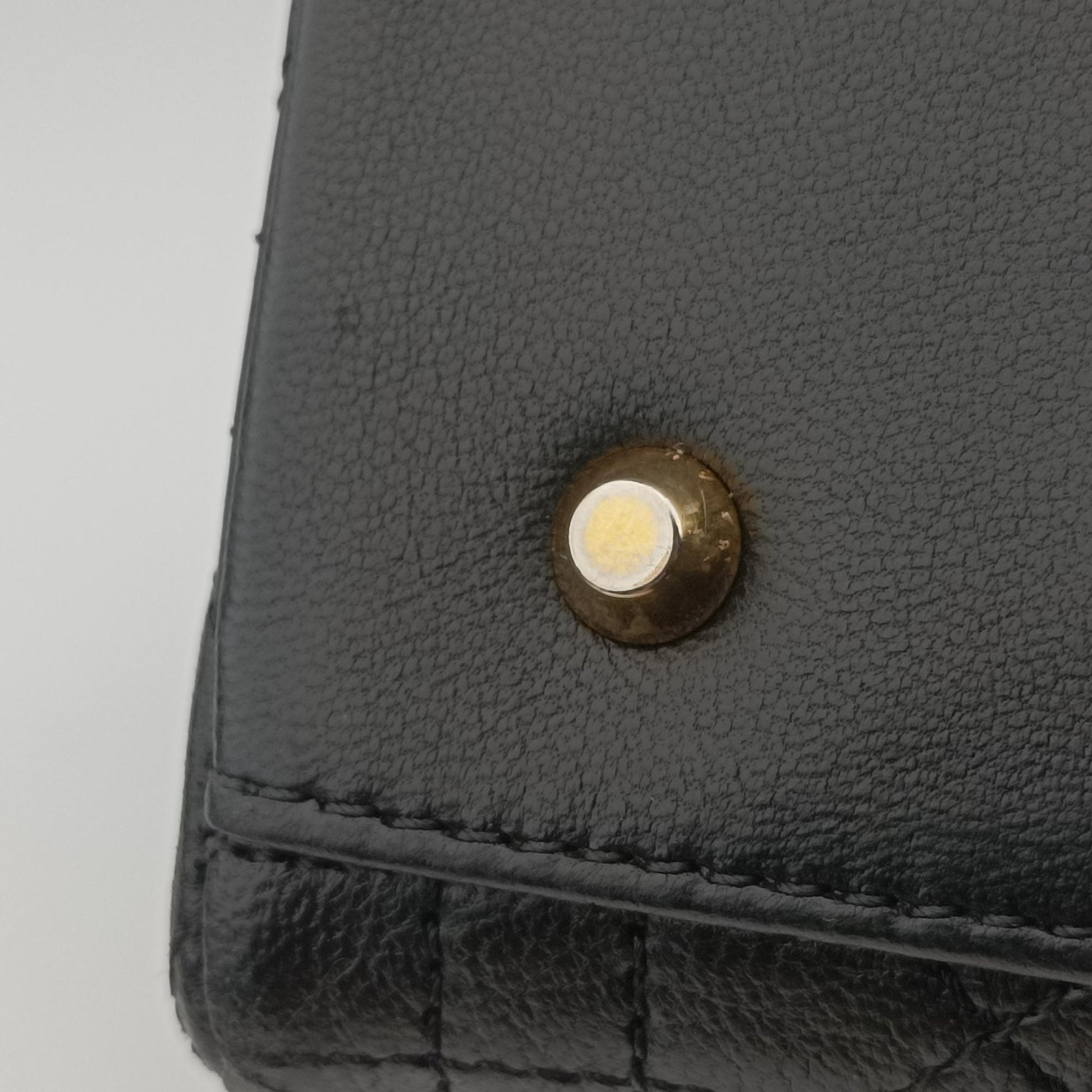 Lady Dior Black lambskin MA-0927レディディオール ブラック ラムスキン MA-0927