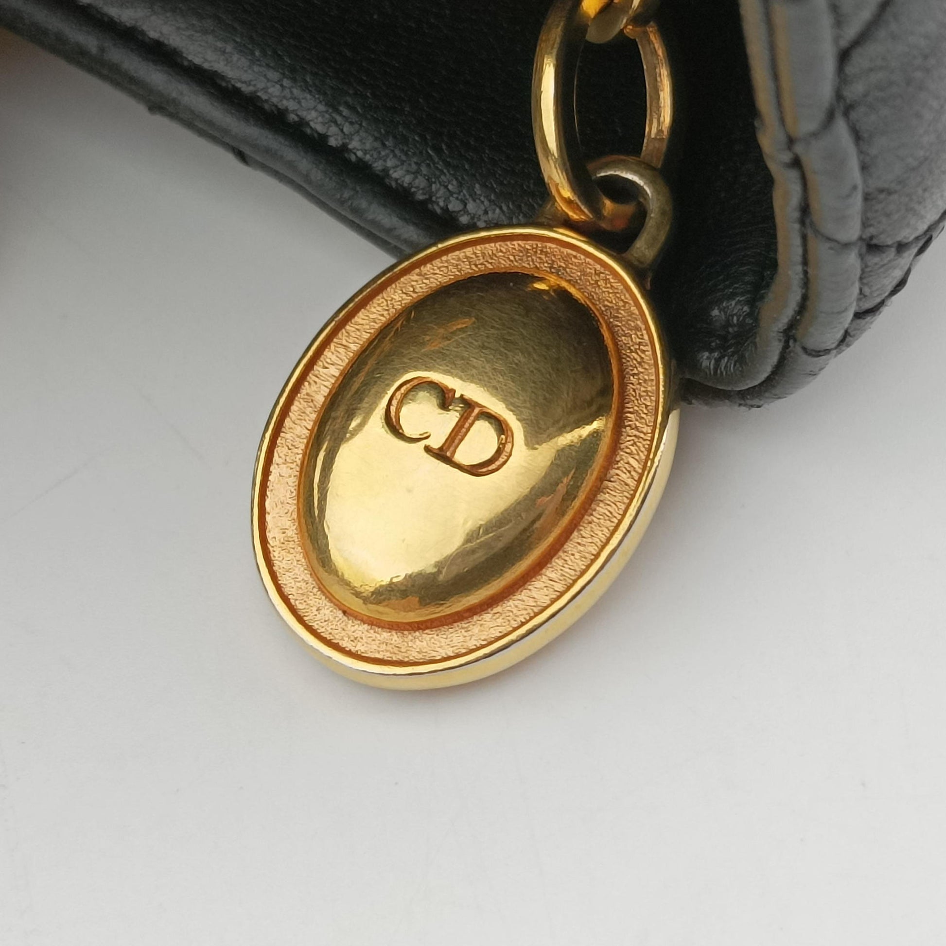 Lady Dior Black lambskin MA-0927レディディオール ブラック ラムスキン MA-0927