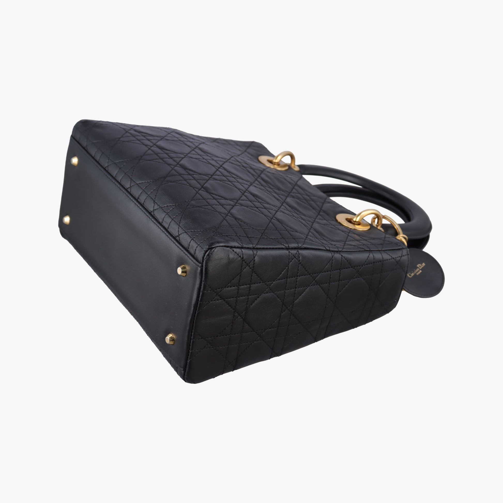 Lady Dior Black lambskin MA-0927レディディオール ブラック ラムスキン MA-0927