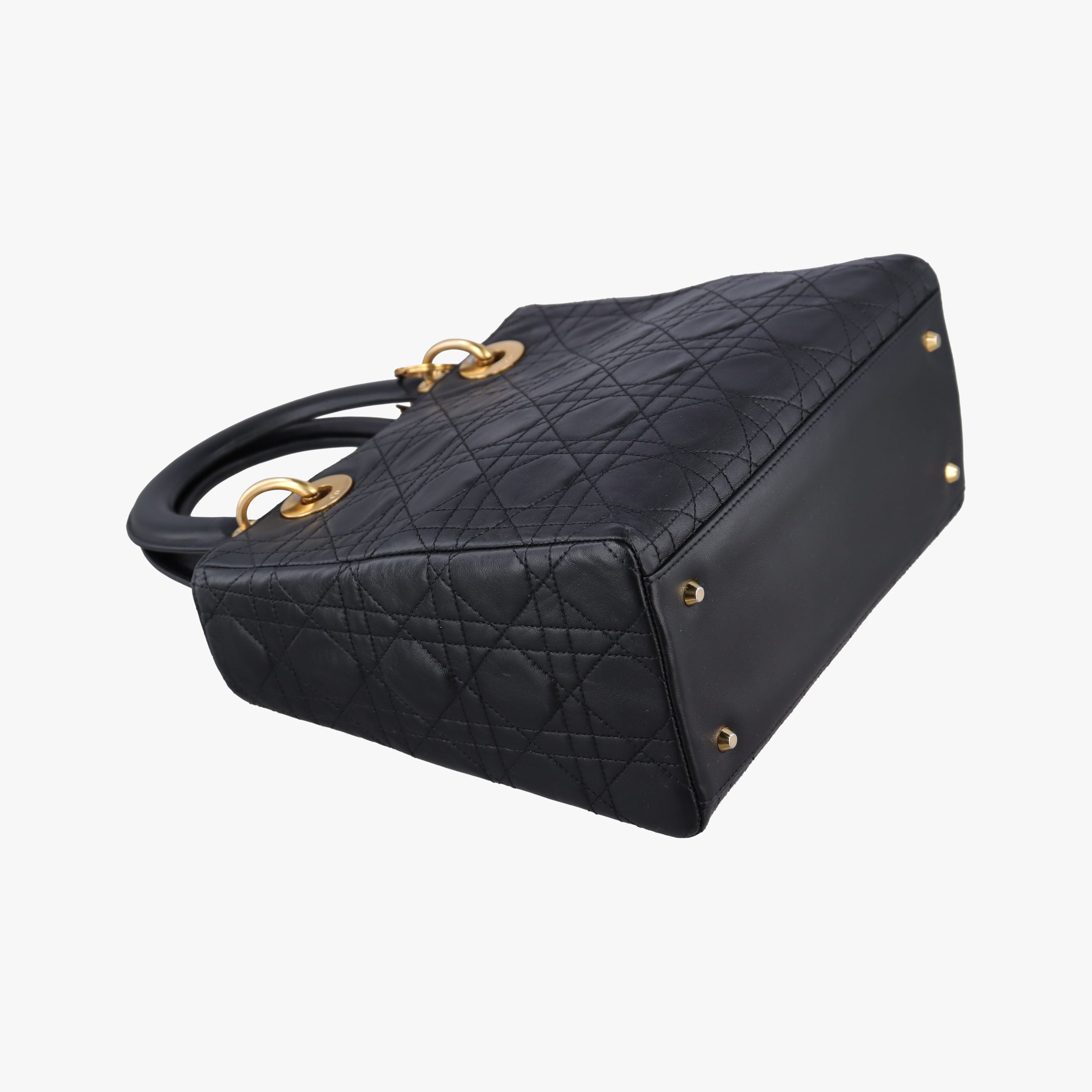 Lady Dior Black lambskin MA-0927レディディオール ブラック ラムスキン MA-0927