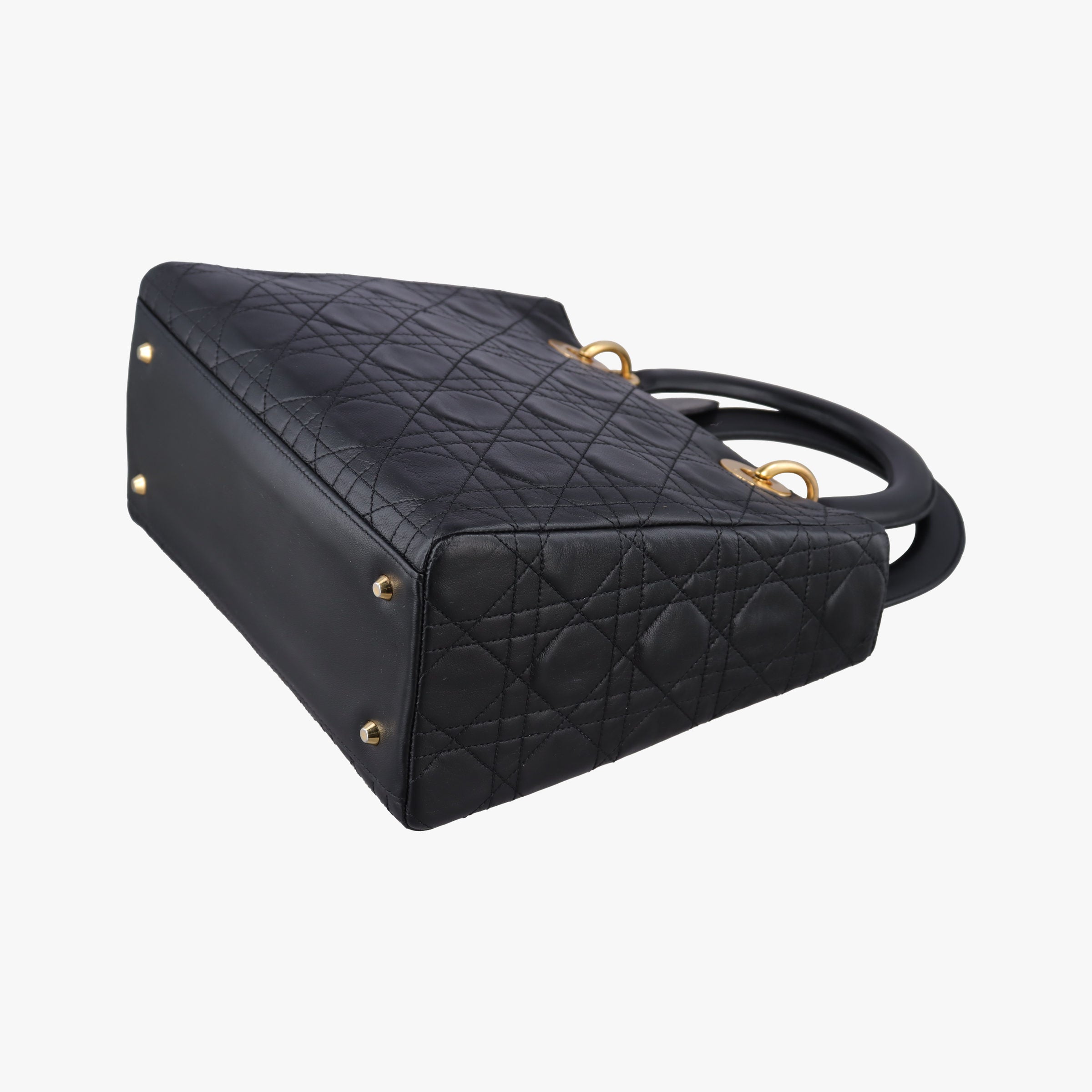 Lady Dior Black lambskin MA-0927レディディオール ブラック ラムスキン MA-0927