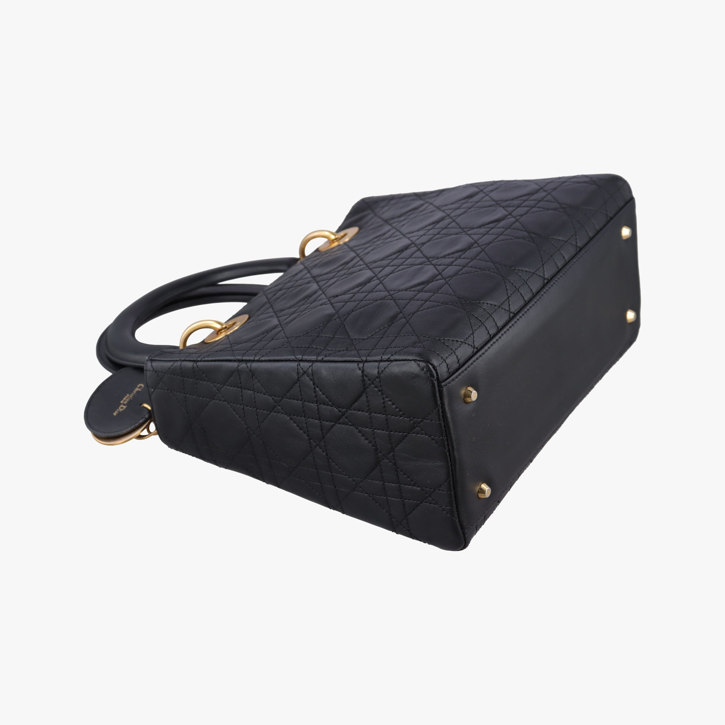 Lady Dior Black lambskin MA-0927レディディオール ブラック ラムスキン MA-0927