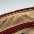 GG SUPREME Beige x Red x Navy PVC coated canvasxLeather 409529 I019842612GGスプリーム ベージュ×レッド×ネイビー PVCコーティングキャンバスxレザー 409529 I019842612