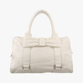 Vara Bow White Leather EE-21A907ヴァラ リボン ホワイト レザー EE-21A907