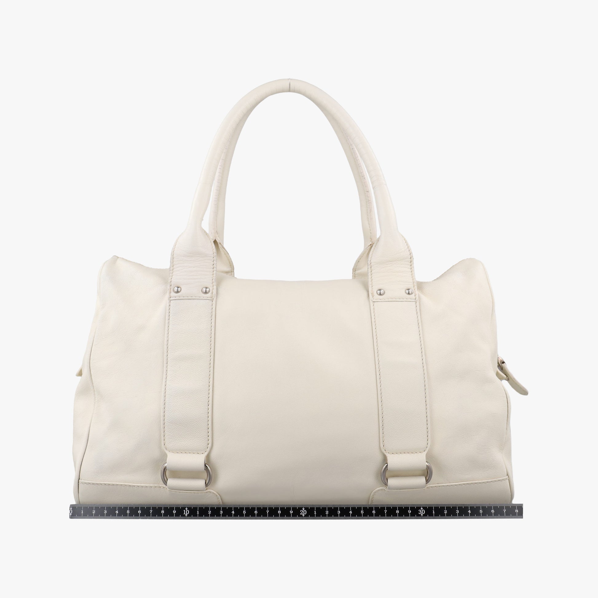 Vara Bow White Leather EE-21A907ヴァラ リボン ホワイト レザー EE-21A907