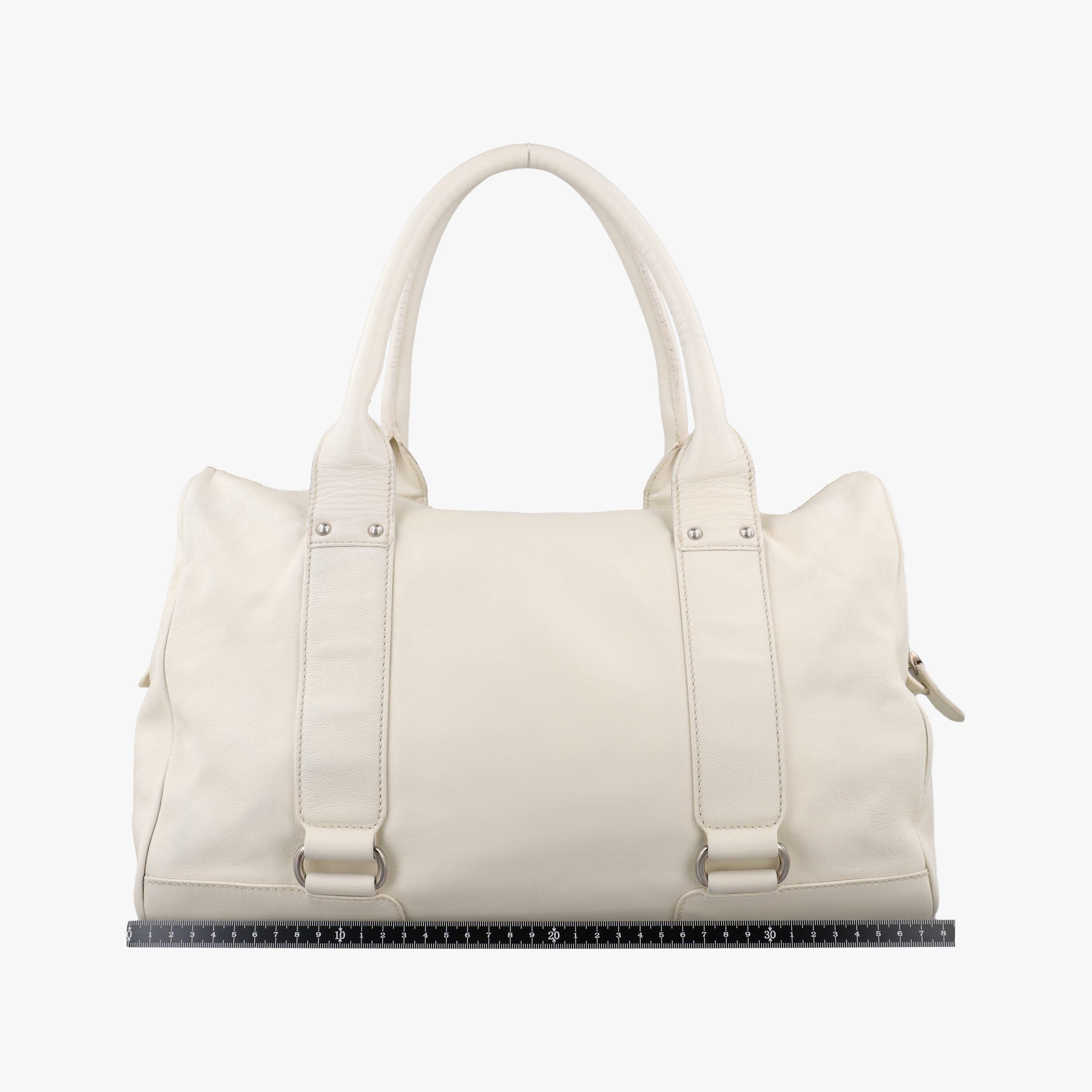 Vara Bow White Leather EE-21A907ヴァラ リボン ホワイト レザー EE-21A907