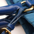 Tessuto Gaufre Blue nylon BN2393 31/Rテスート ゴーフル ブルー ナイロン BN2393 31/R