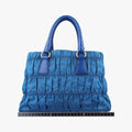 Tessuto Gaufre Blue nylon BN2393 31/Rテスート ゴーフル ブルー ナイロン BN2393 31/R