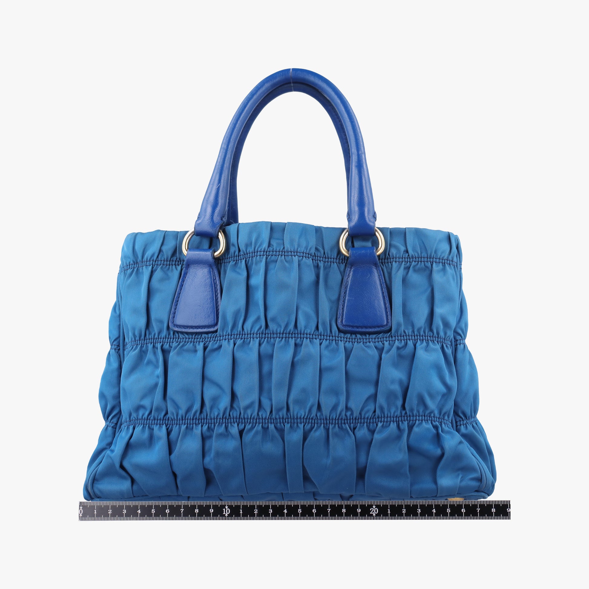 Tessuto Gaufre Blue nylon BN2393 31/Rテスート ゴーフル ブルー ナイロン BN2393 31/R