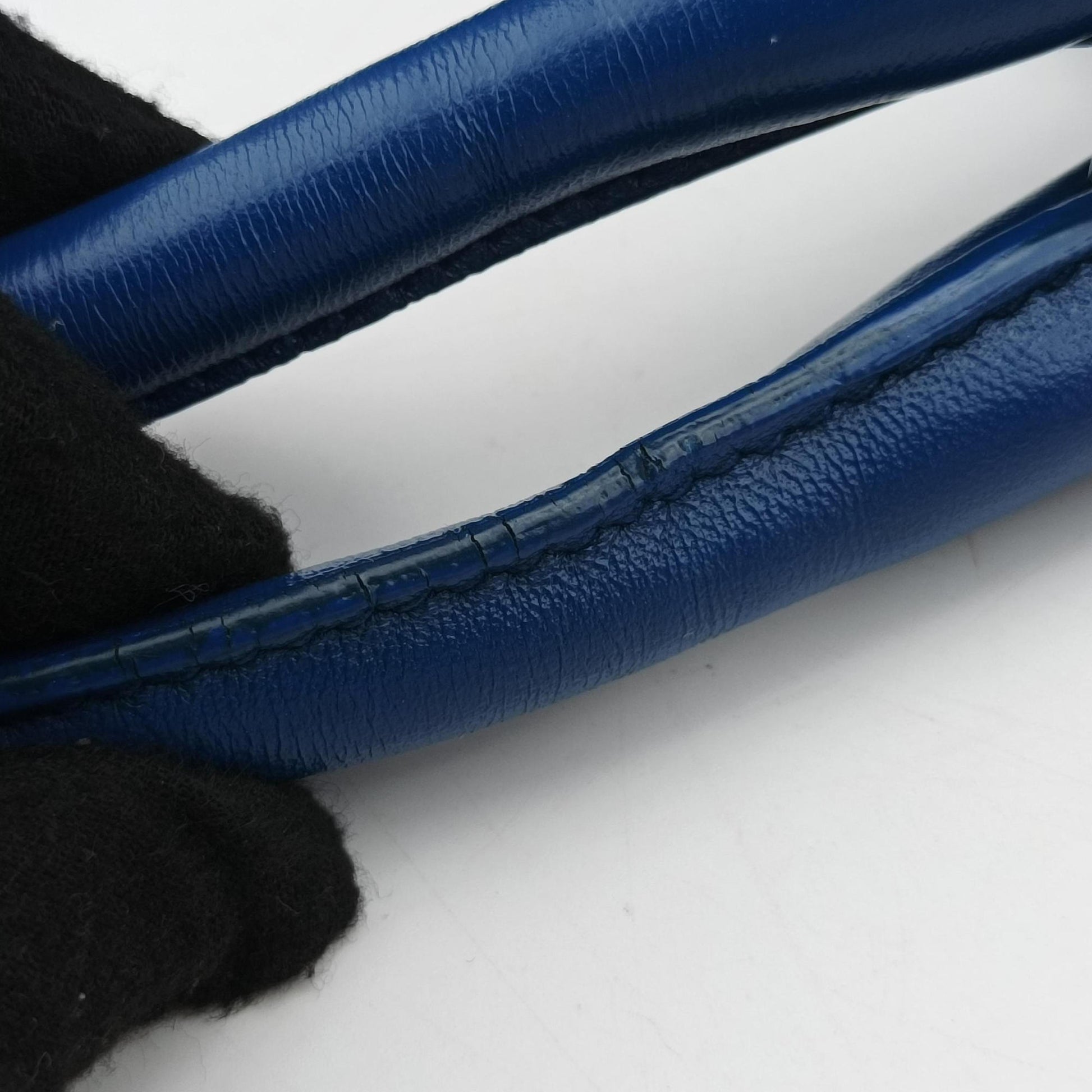 Tessuto Gaufre Blue nylon BN2393 31/Rテスート ゴーフル ブルー ナイロン BN2393 31/R