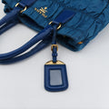Tessuto Gaufre Blue nylon BN2393 31/Rテスート ゴーフル ブルー ナイロン BN2393 31/R
