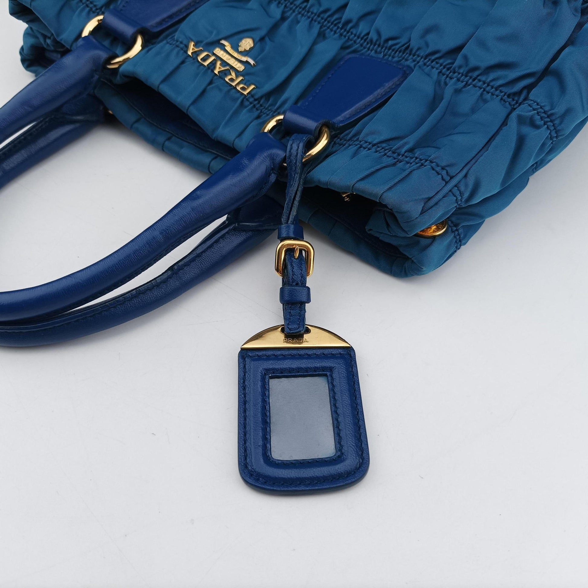 Tessuto Gaufre Blue nylon BN2393 31/Rテスート ゴーフル ブルー ナイロン BN2393 31/R