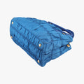 Tessuto Gaufre Blue nylon BN2393 31/Rテスート ゴーフル ブルー ナイロン BN2393 31/R