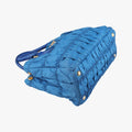 Tessuto Gaufre Blue nylon BN2393 31/Rテスート ゴーフル ブルー ナイロン BN2393 31/R