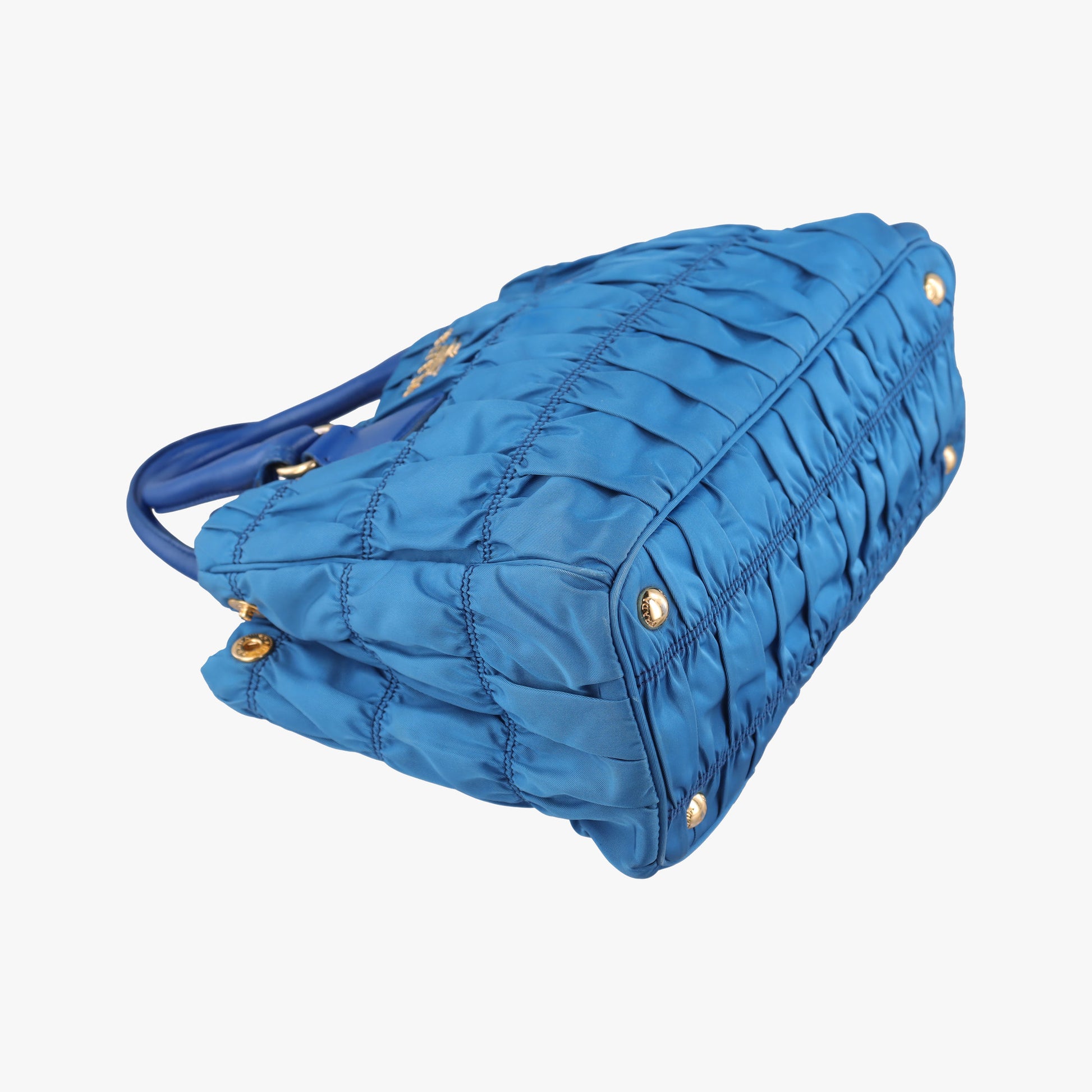 Tessuto Gaufre Blue nylon BN2393 31/Rテスート ゴーフル ブルー ナイロン BN2393 31/R