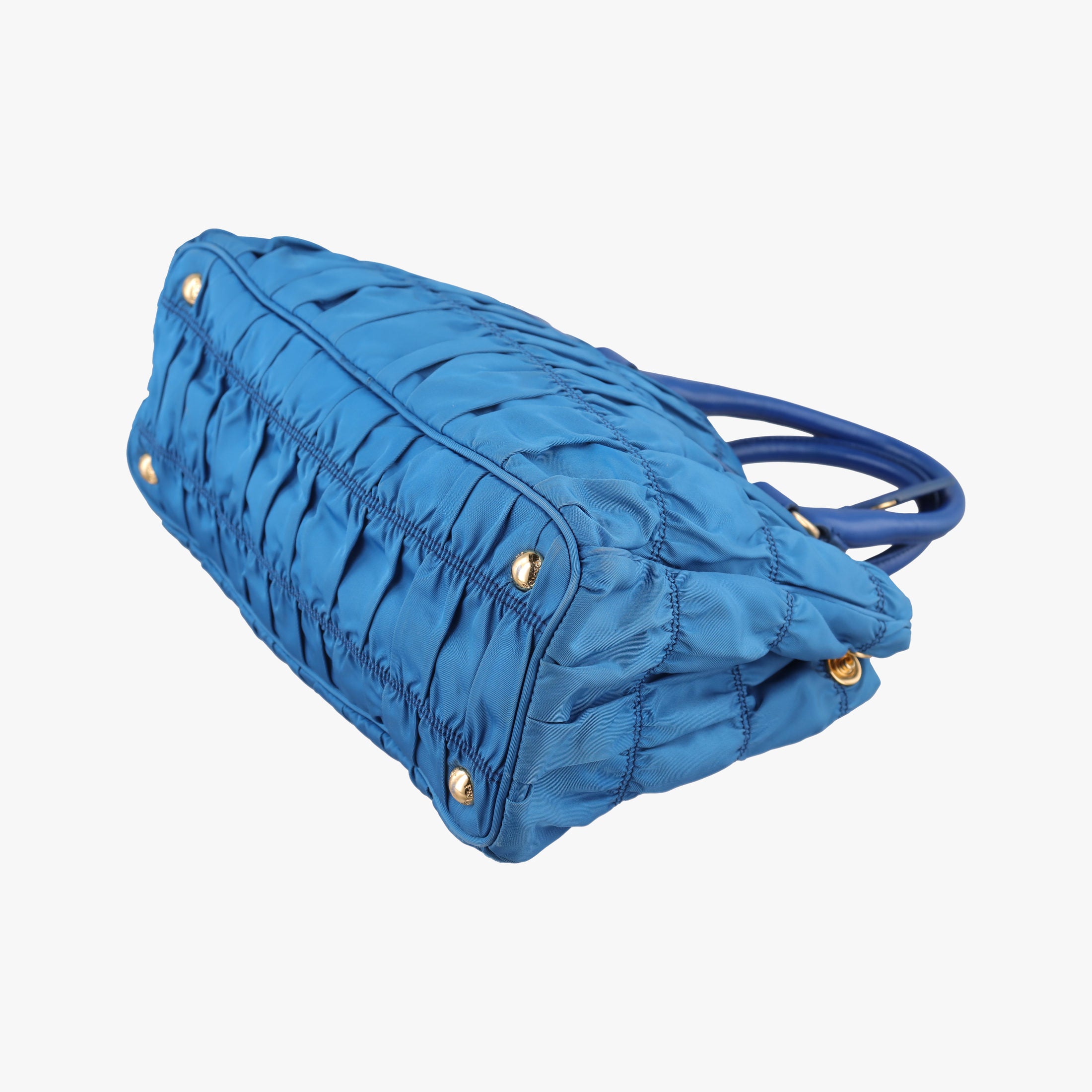 Tessuto Gaufre Blue nylon BN2393 31/Rテスート ゴーフル ブルー ナイロン BN2393 31/R