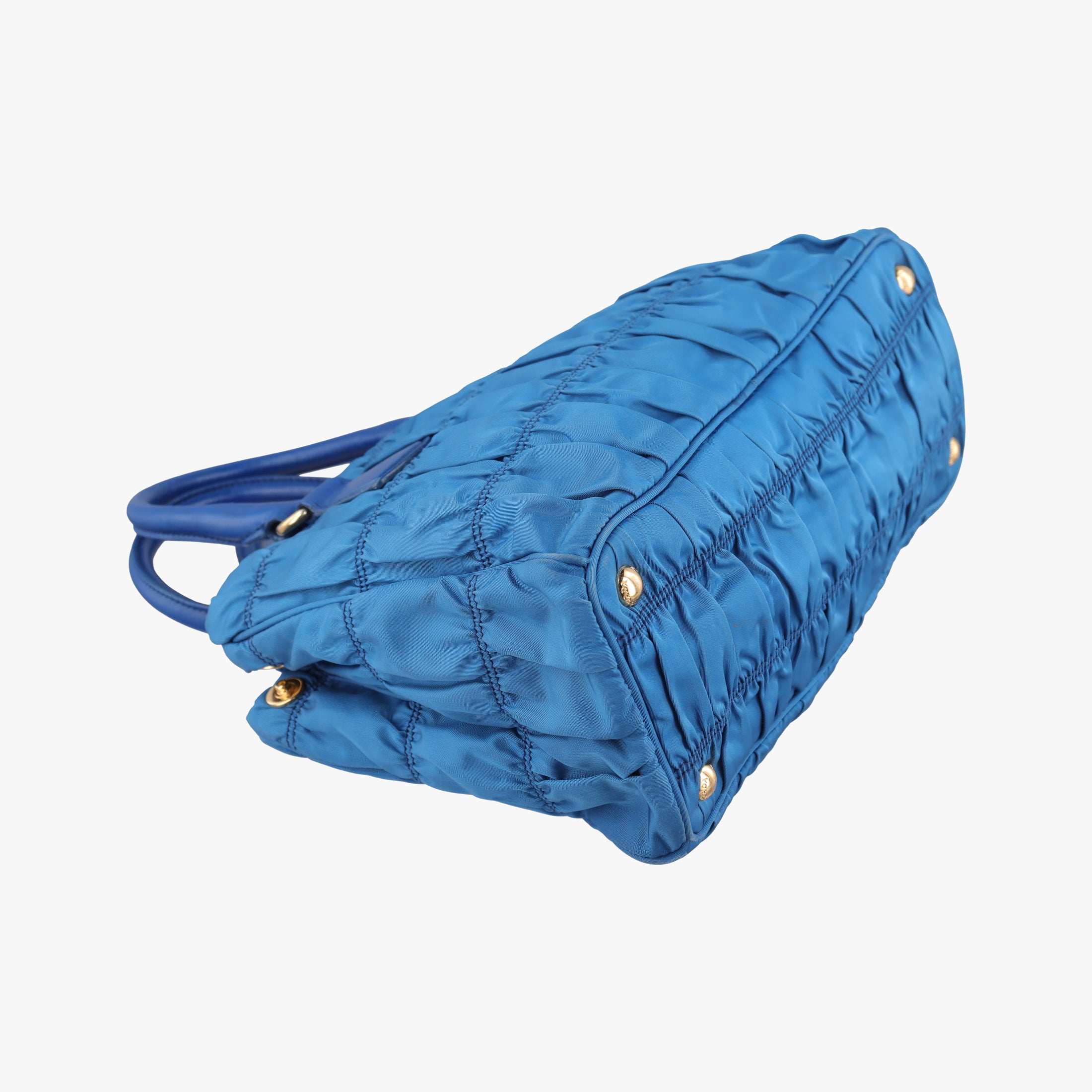 Tessuto Gaufre Blue nylon BN2393 31/Rテスート ゴーフル ブルー ナイロン BN2393 31/R