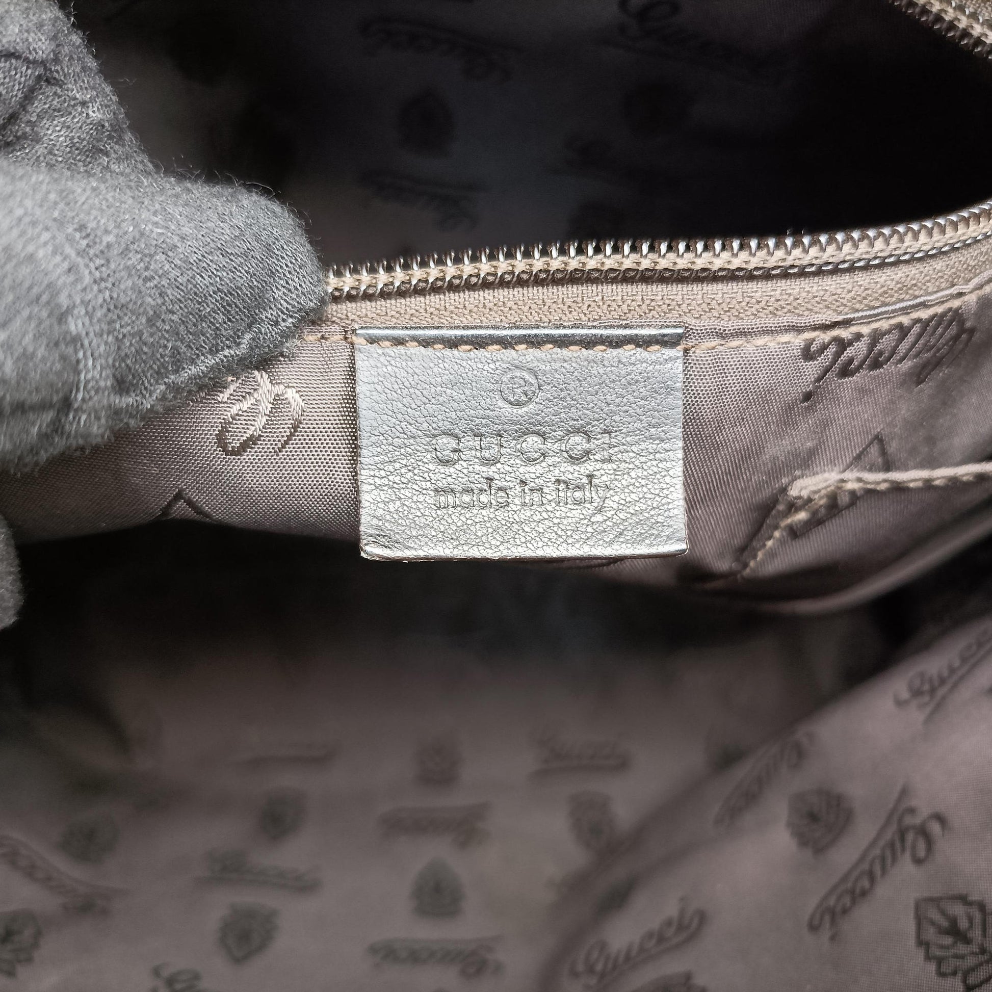 GG Imprime messenger Black Leather 201446 A013589518インプリメ メッセンジャー ブラック レザー 201446 A013589518