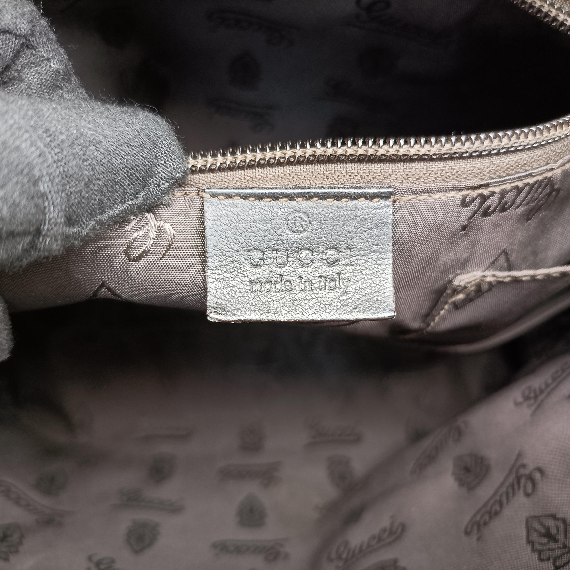GG Imprime messenger Black Leather 201446 A013589518インプリメ メッセンジャー ブラック レザー 201446 A013589518
