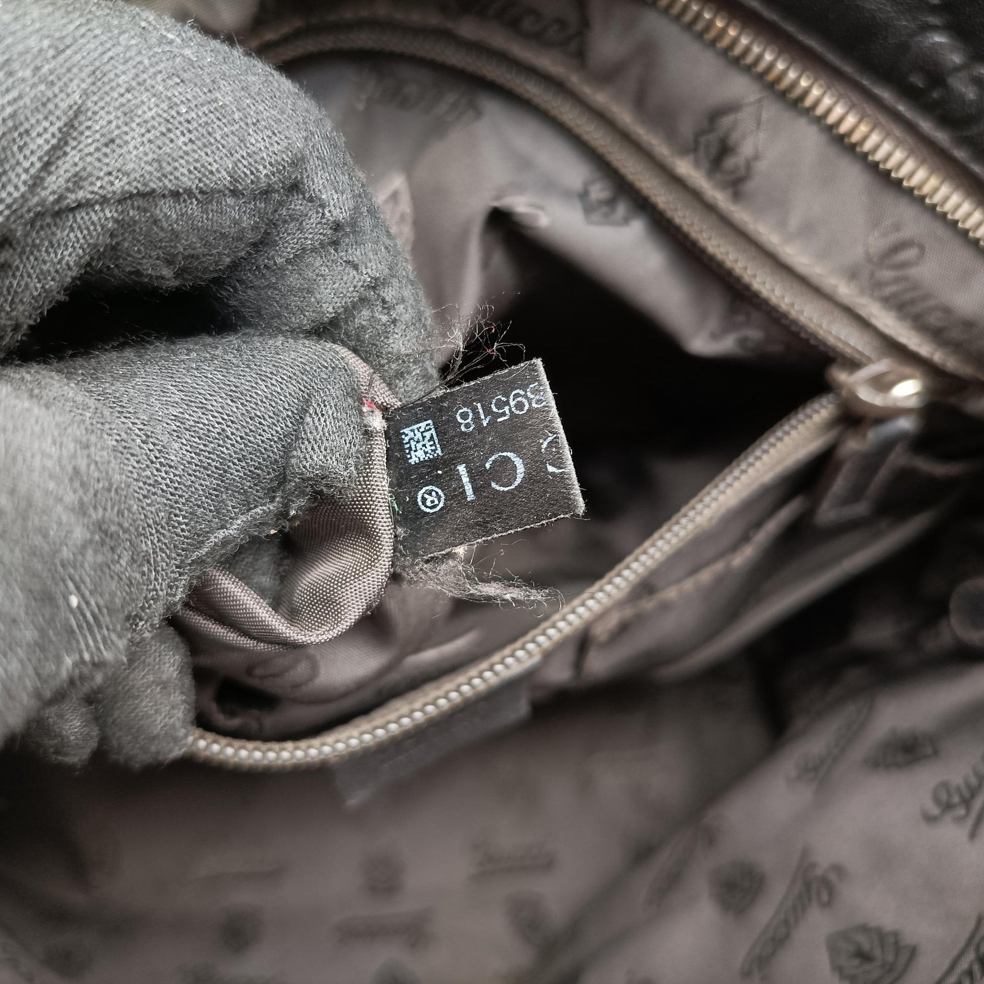 GG Imprime messenger Black Leather 201446 A013589518インプリメ メッセンジャー ブラック レザー 201446 A013589518