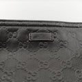 GG Imprime messenger Black Leather 201446 A013589518インプリメ メッセンジャー ブラック レザー 201446 A013589518