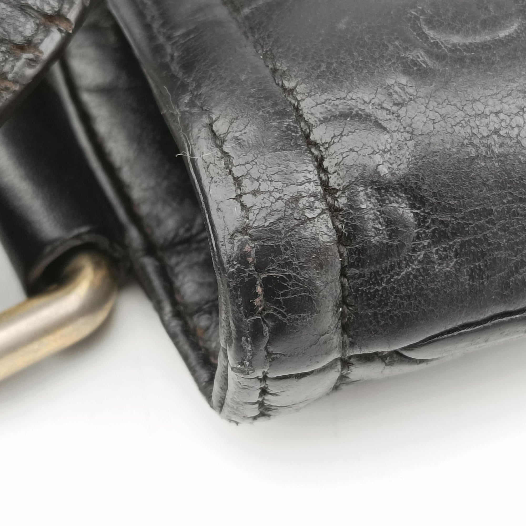 GG Imprime messenger Black Leather 201446 A013589518インプリメ メッセンジャー ブラック レザー 201446 A013589518