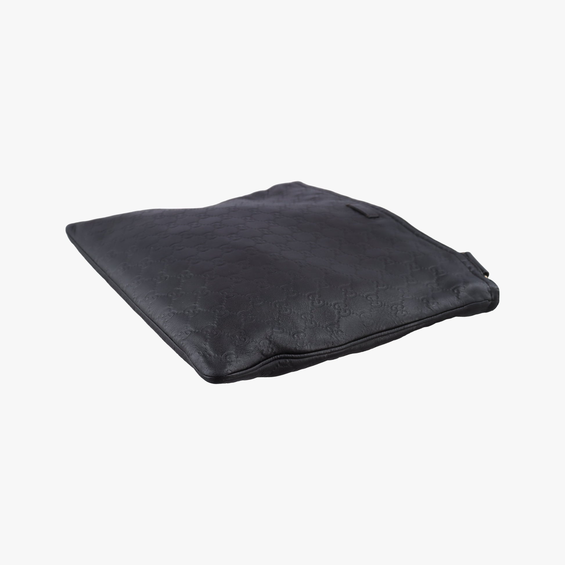 GG Imprime messenger Black Leather 201446 A013589518インプリメ メッセンジャー ブラック レザー 201446 A013589518