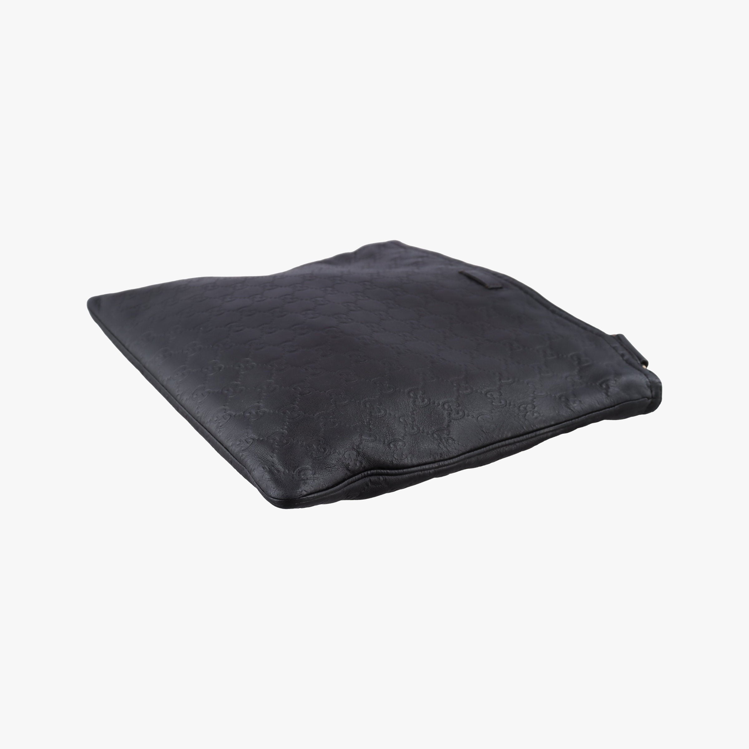 GG Imprime messenger Black Leather 201446 A013589518インプリメ メッセンジャー ブラック レザー 201446 A013589518