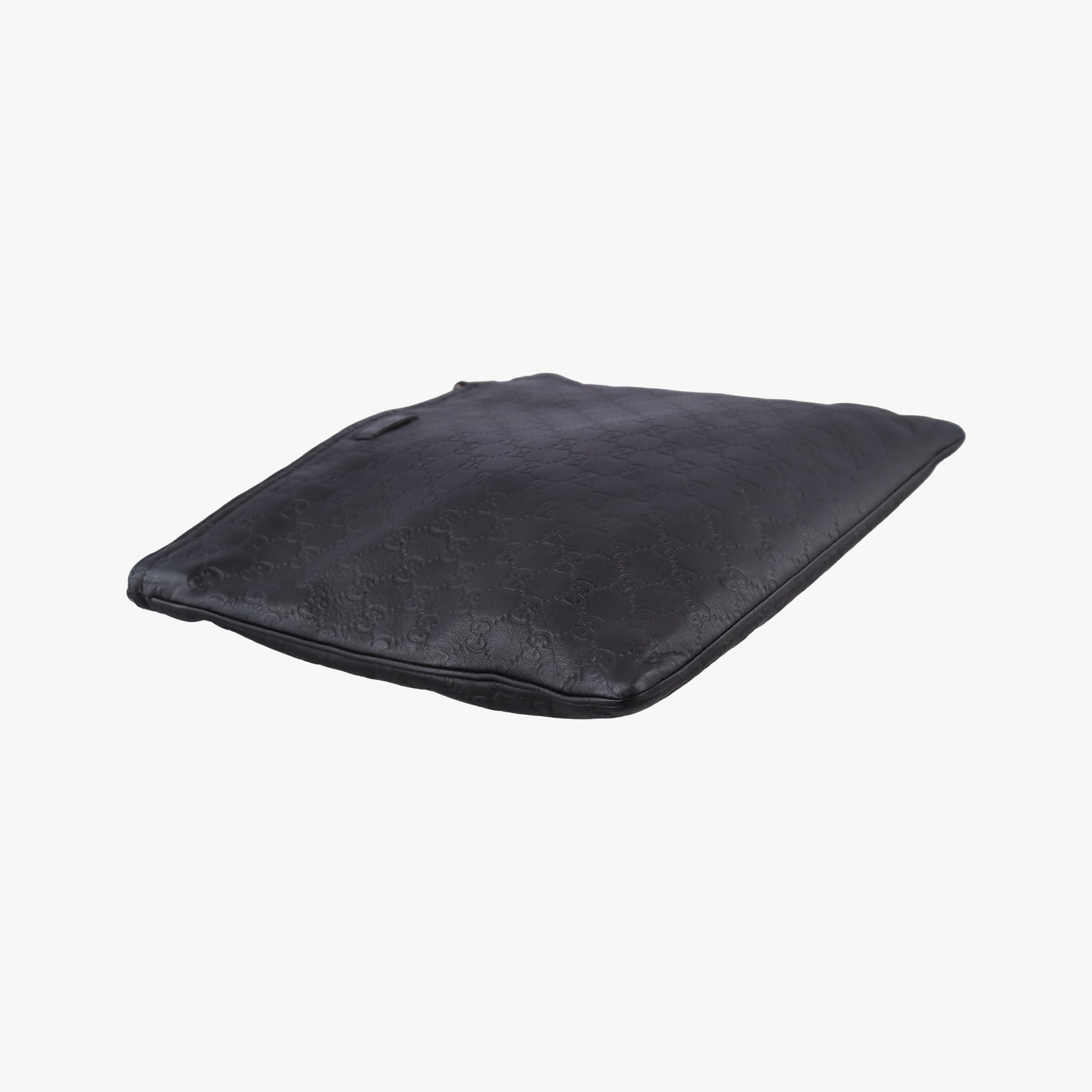 GG Imprime messenger Black Leather 201446 A013589518インプリメ メッセンジャー ブラック レザー 201446 A013589518