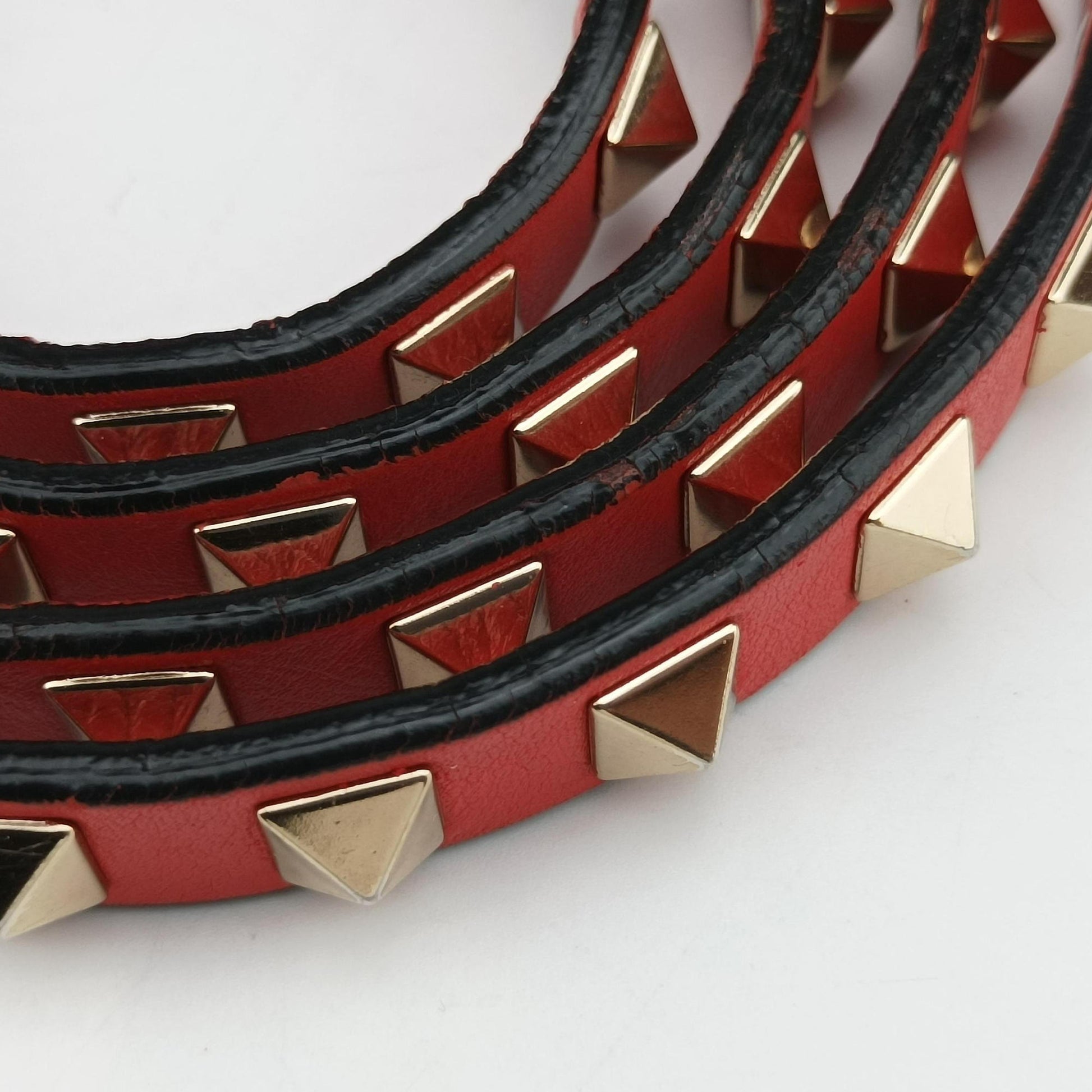 Rockstud Red Leather BL-H037BOL3ロックスタッズ レッド レザー BL-H037BOL3