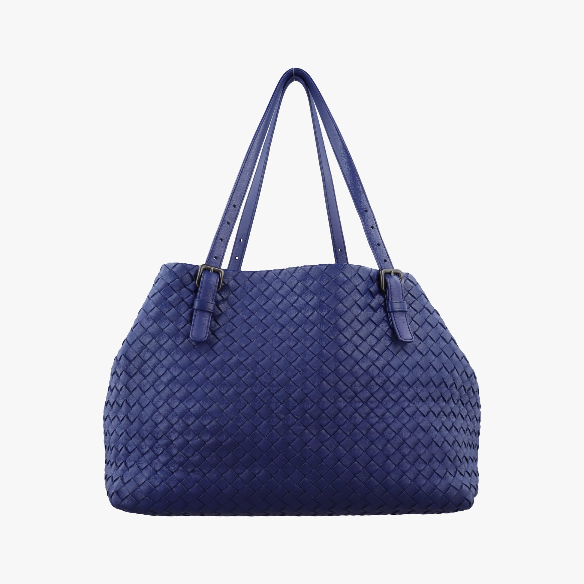 Cesta Intrecciato Blue lambskin B07174617Uセスタ イントレチャート ブルー ラムスキン B07174617U