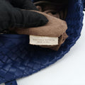 Cesta Intrecciato Blue lambskin B07174617Uセスタ イントレチャート ブルー ラムスキン B07174617U