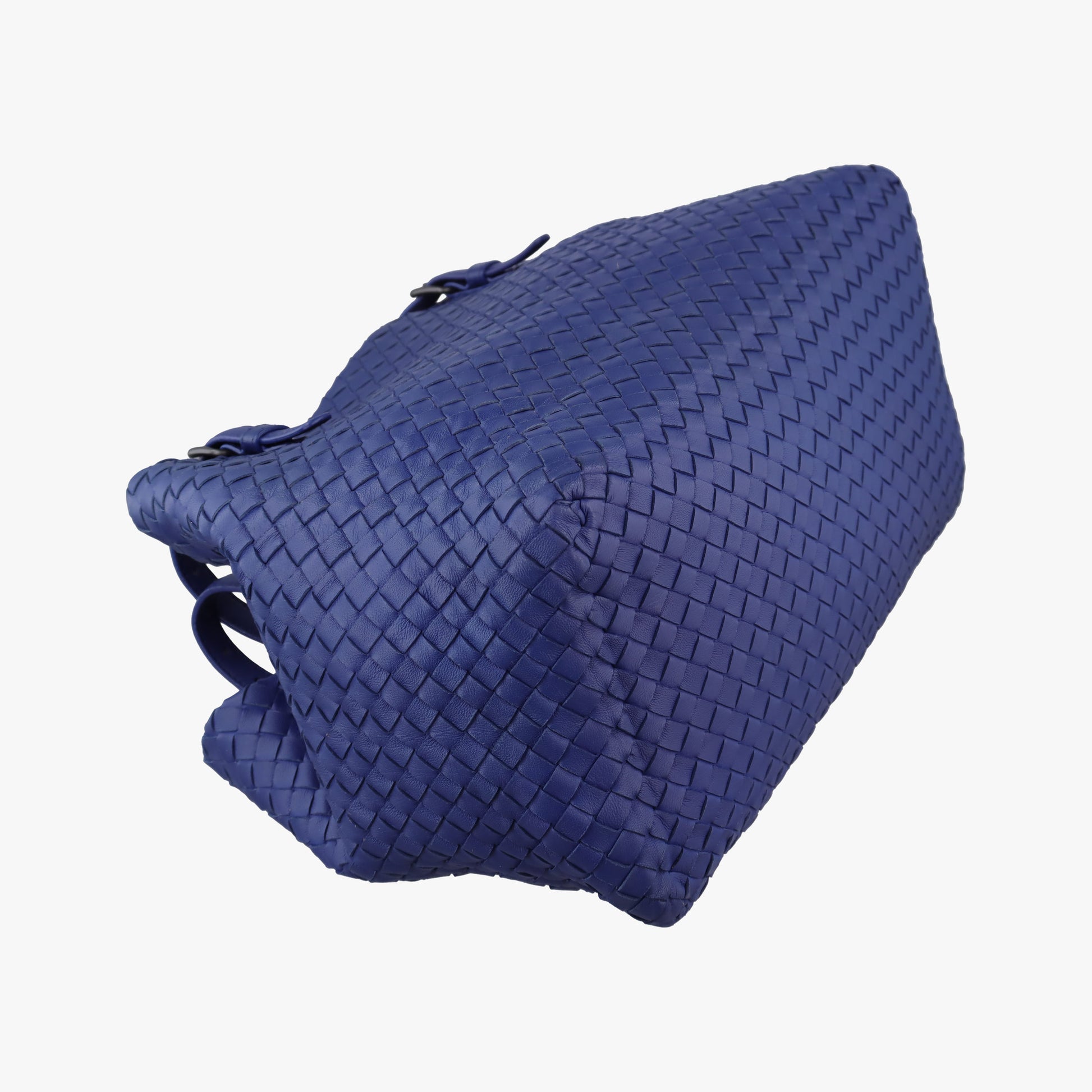 Cesta Intrecciato Blue lambskin B07174617Uセスタ イントレチャート ブルー ラムスキン B07174617U