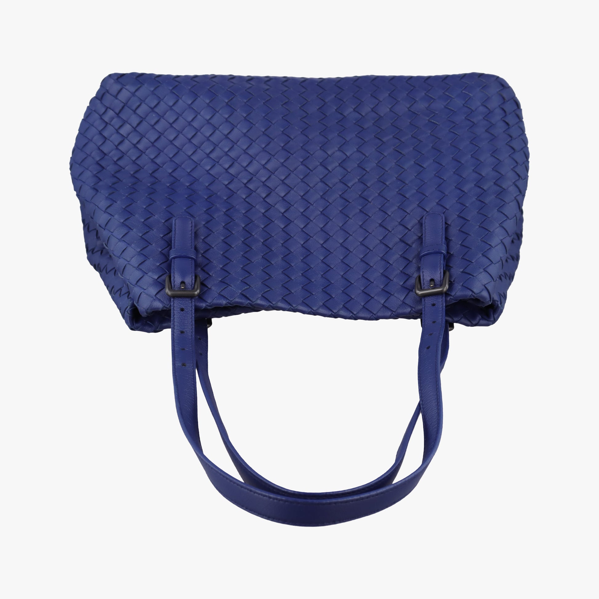Cesta Intrecciato Blue lambskin B07174617Uセスタ イントレチャート ブルー ラムスキン B07174617U