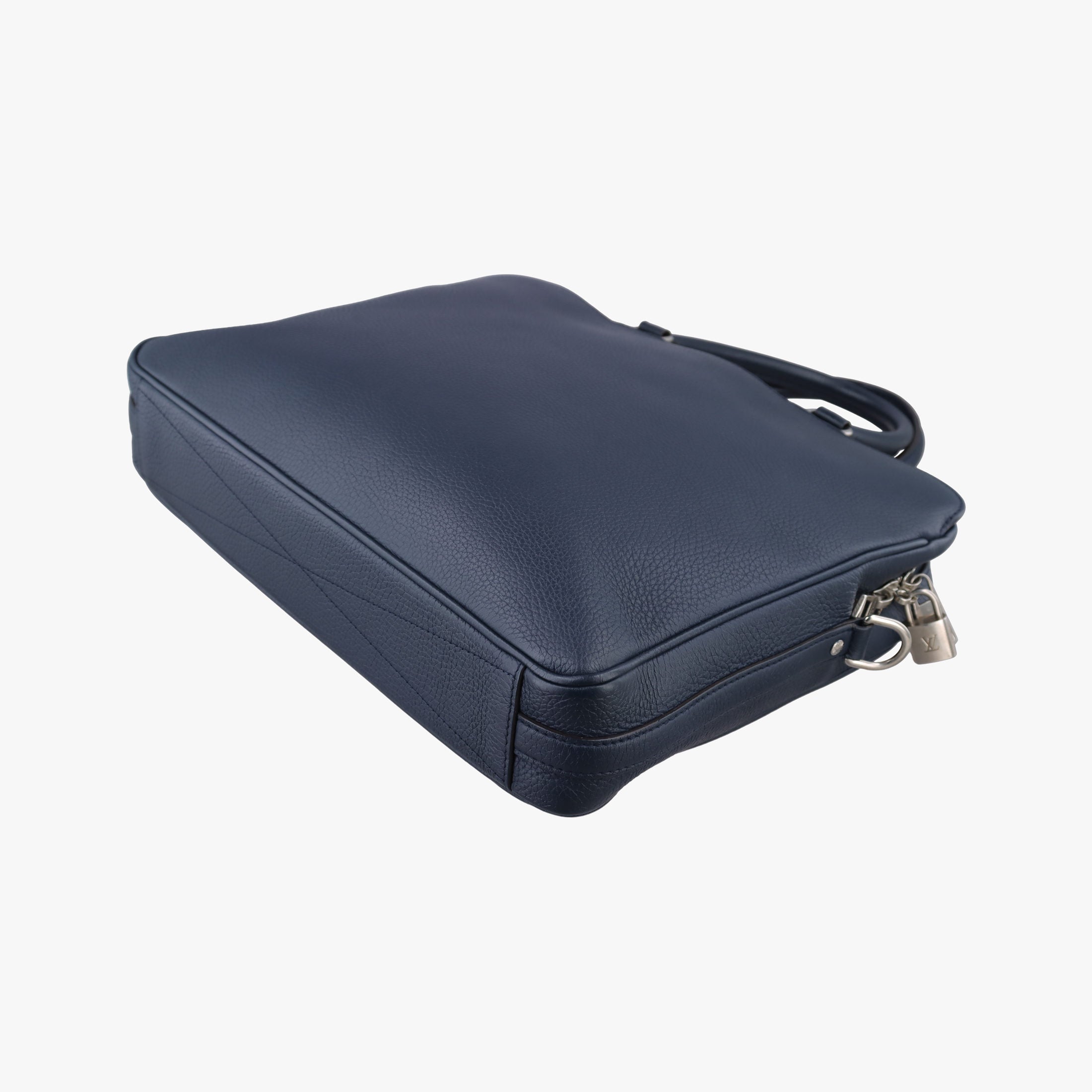 Armand Briefcase MM Navy Taurillon leather M54380 UB4157アルマンド ブリーフケース MM ネイビー トリヨンレザー M54380 UB4157
