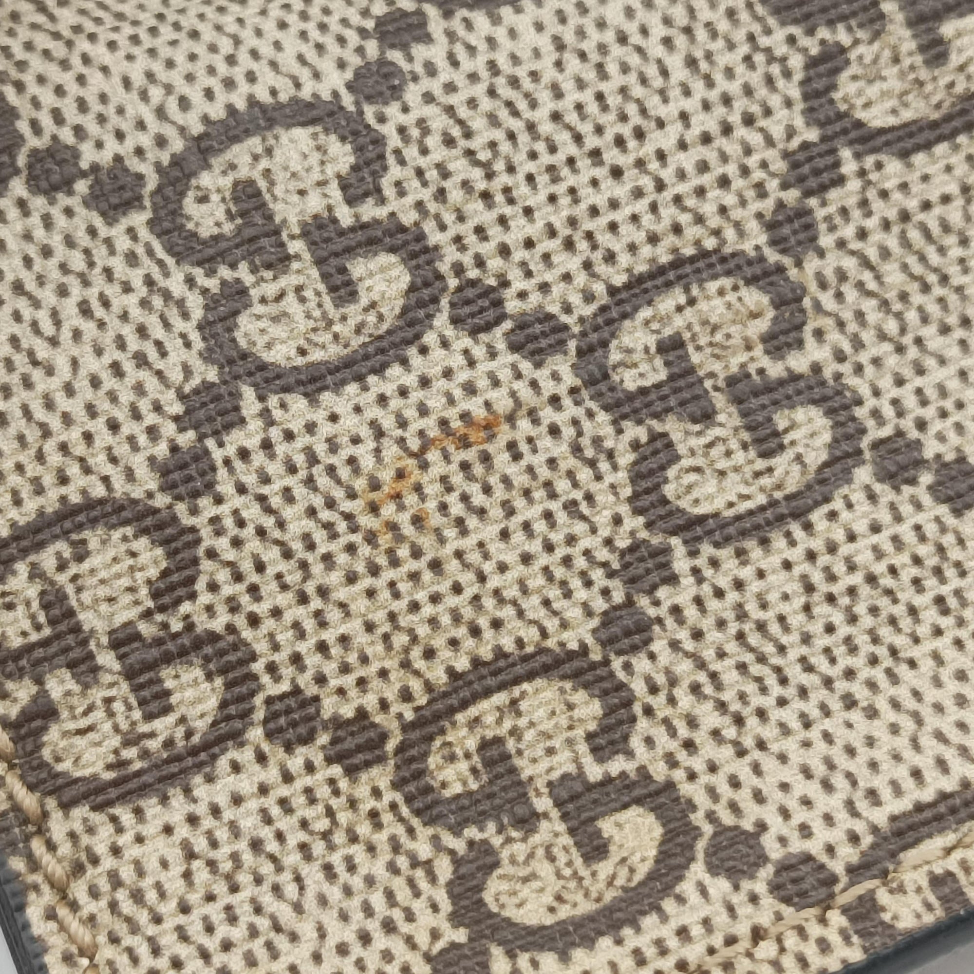 GG Supreme Bee Brown PVC coated canvas 450950 D021957137GGスプリーム キングスネーク ブラウン PVCコーティングキャンバス 450950 D021957137
