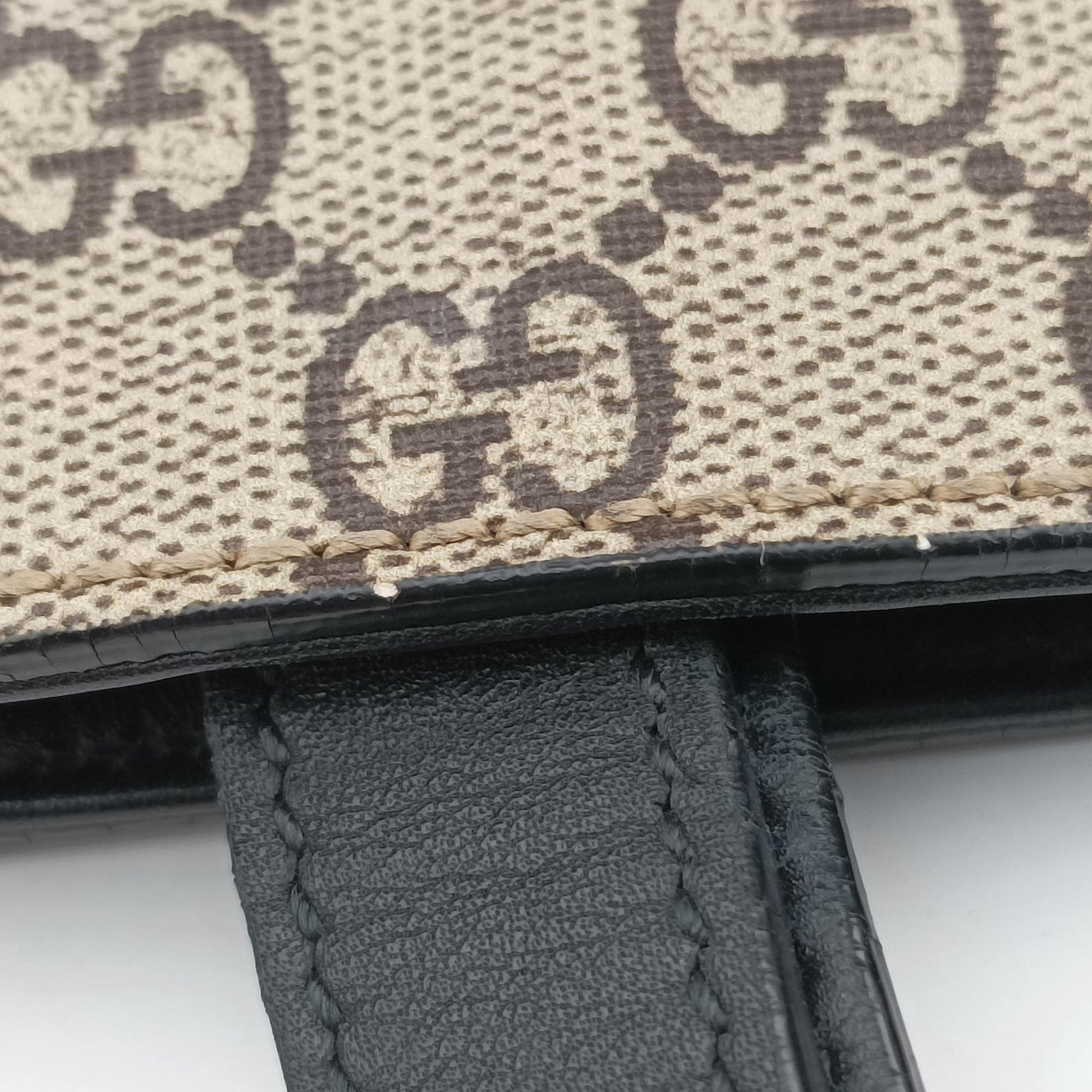 GG Supreme Bee Brown PVC coated canvas 450950 D021957137GGスプリーム キングスネーク ブラウン PVCコーティングキャンバス 450950 D021957137