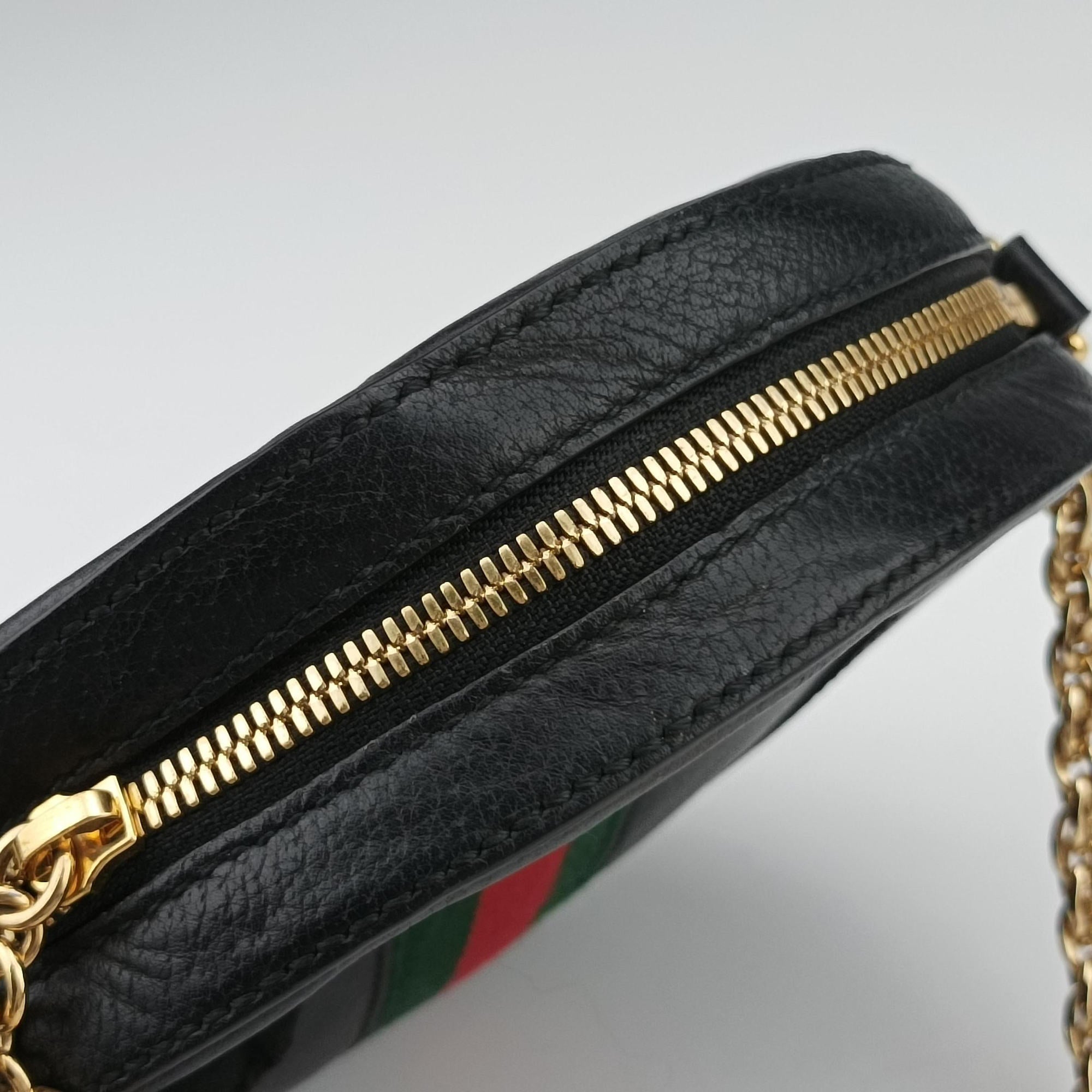 Ophidia Black Leather 550618 F029397944オフィディア ブラック レザー 550618 F029397944