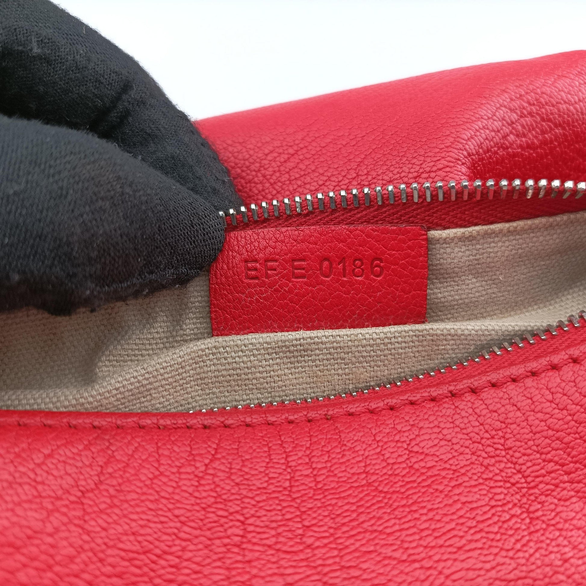 Pandora Red Leather EF E 0186パンドラ レッド レザー EF E 0186