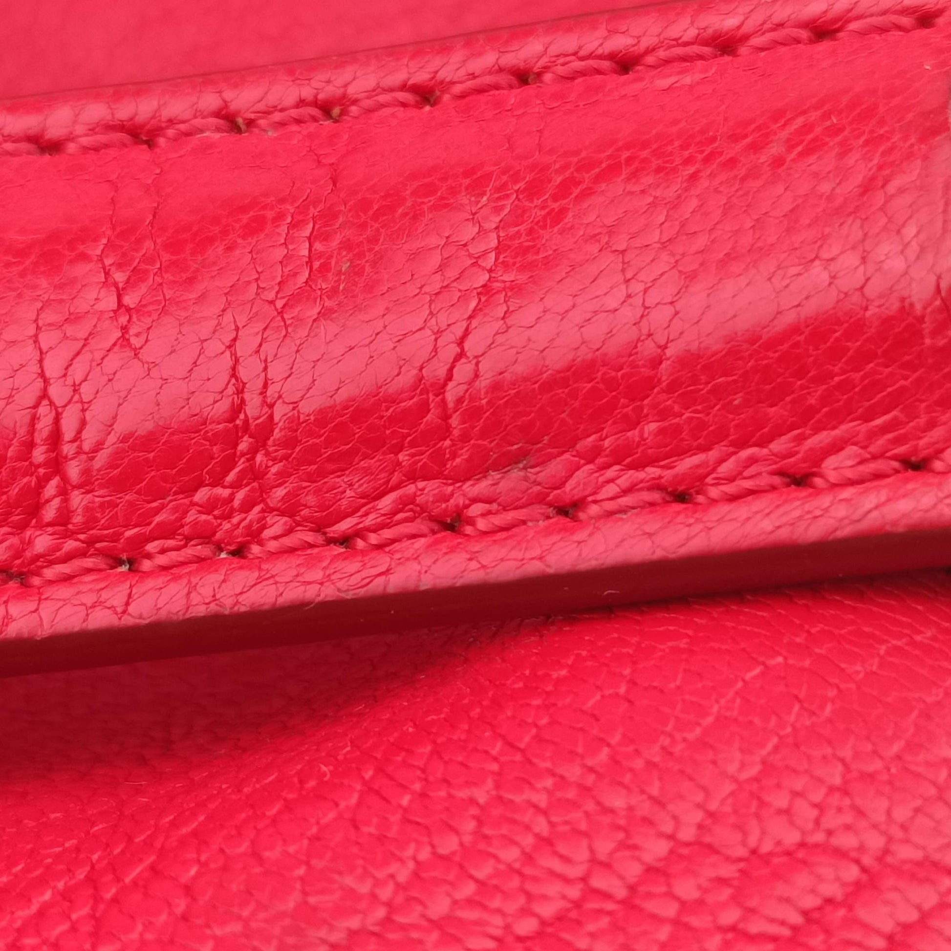 Pandora Red Leather EF E 0186パンドラ レッド レザー EF E 0186